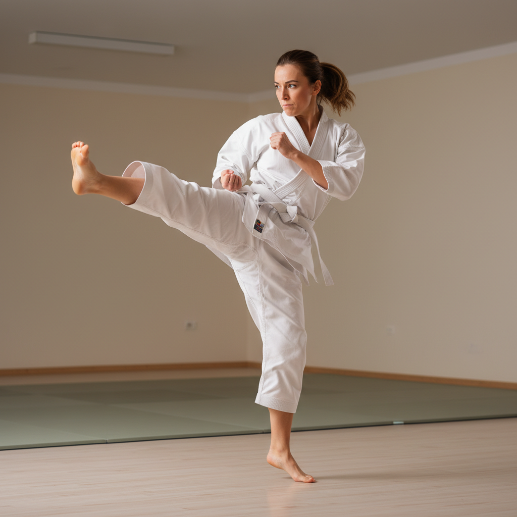 Maîtriser le mae-geri : guide technique du coup de pied frontal